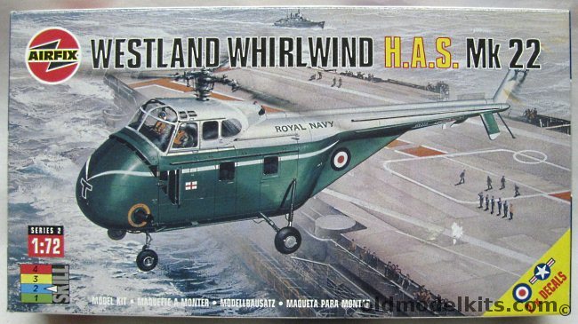Airfix 1/72 Sikorsky H-19B or Westland Whirlwind HAS Mk22 - USAF or Royal Navy, 02056 plastic model kit